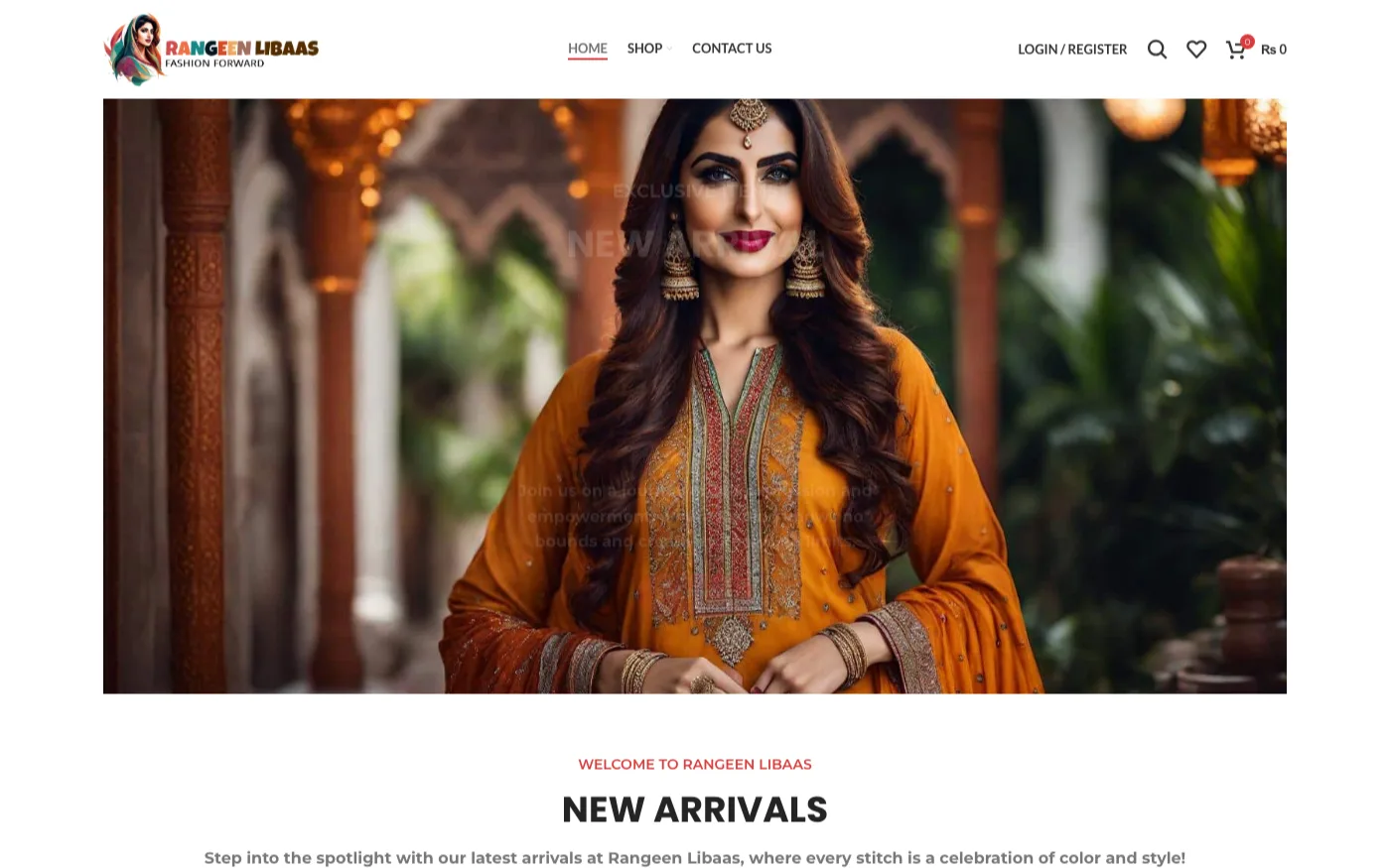 The Rangeen Libaas online store